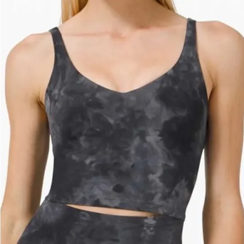Lululemon / Align Tank Diamond Dye Pitch Grey Graphite Grey Nulu - Picture 2 of 5